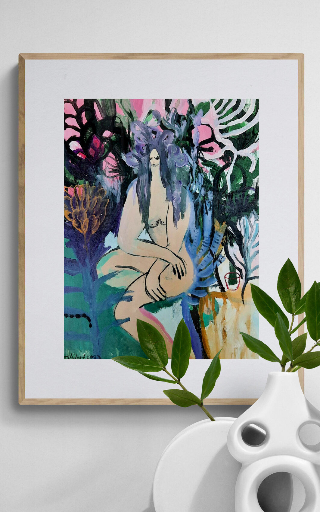 Original painting on canvas board 0016