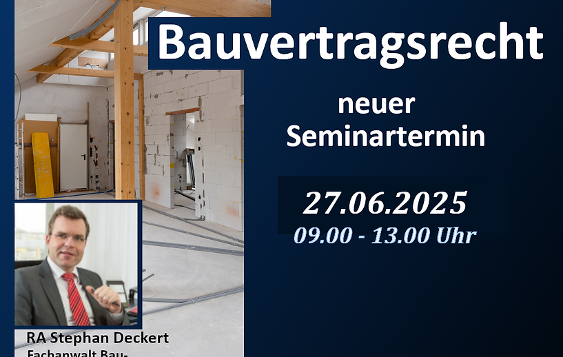 Werbung Bauvertragsrecht