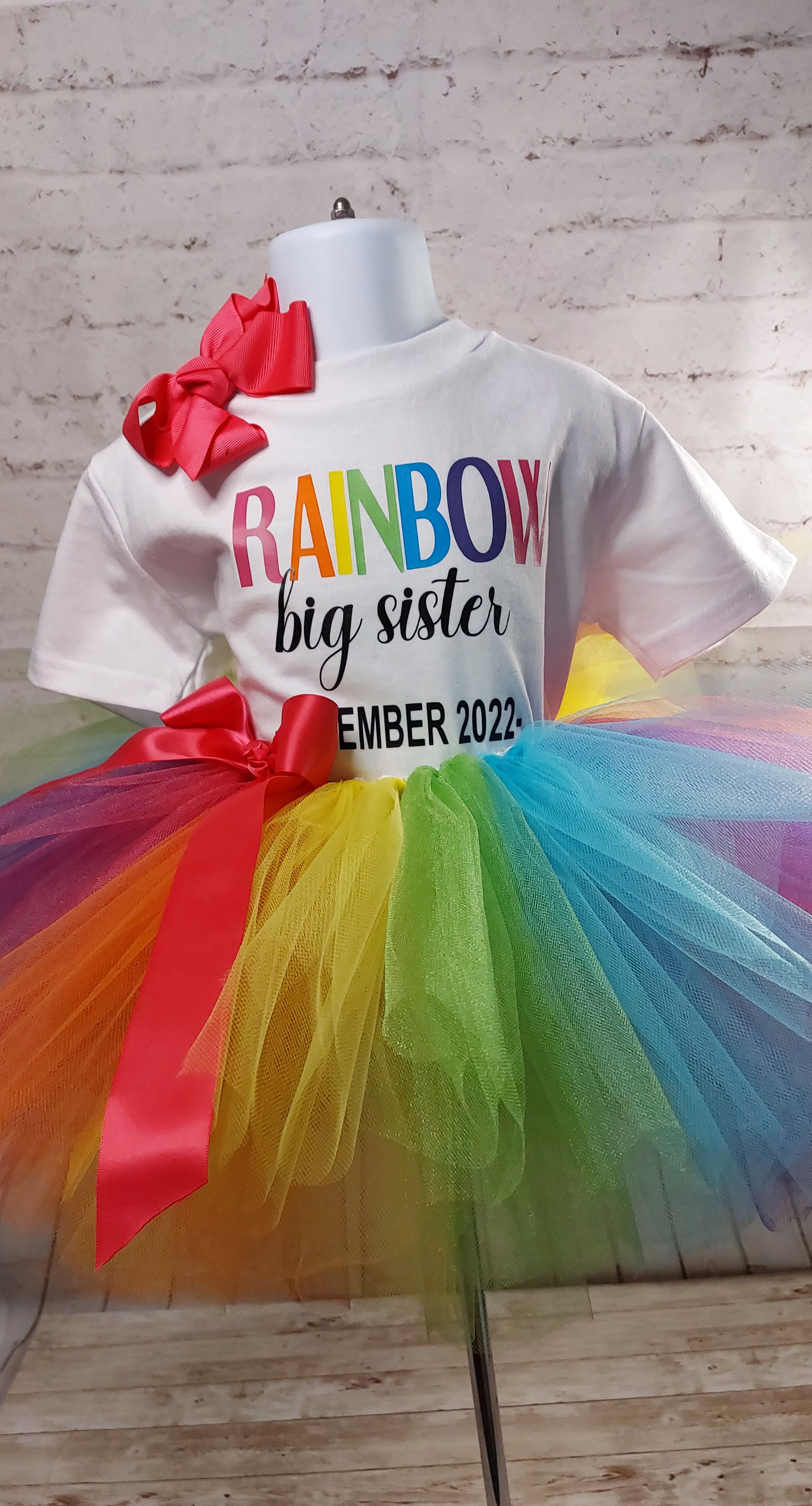 Rainbow Sister Tutu outfit