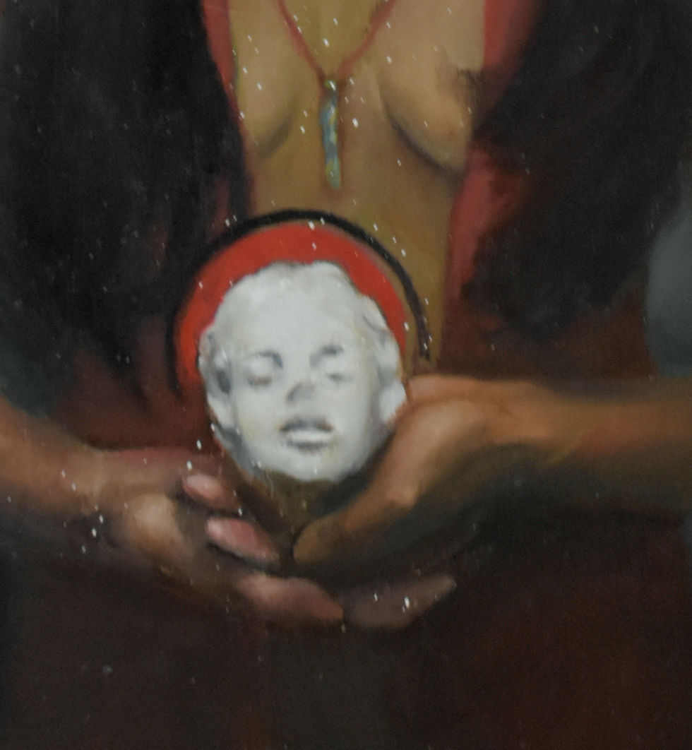 Detalle de 'Dos Maestras'