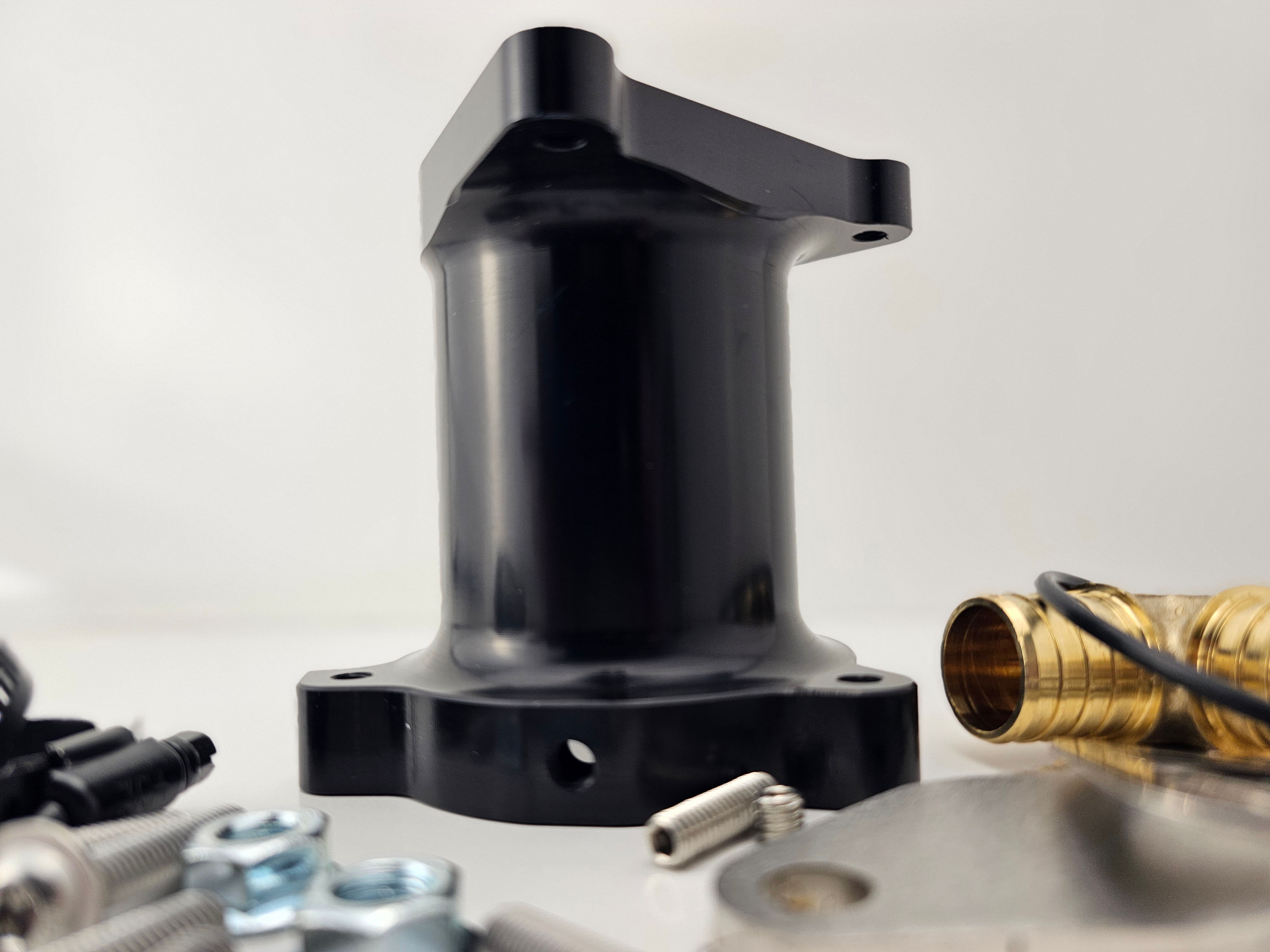 Billet ASV Retaining Race Pipe w EGR Delete Kit BRM