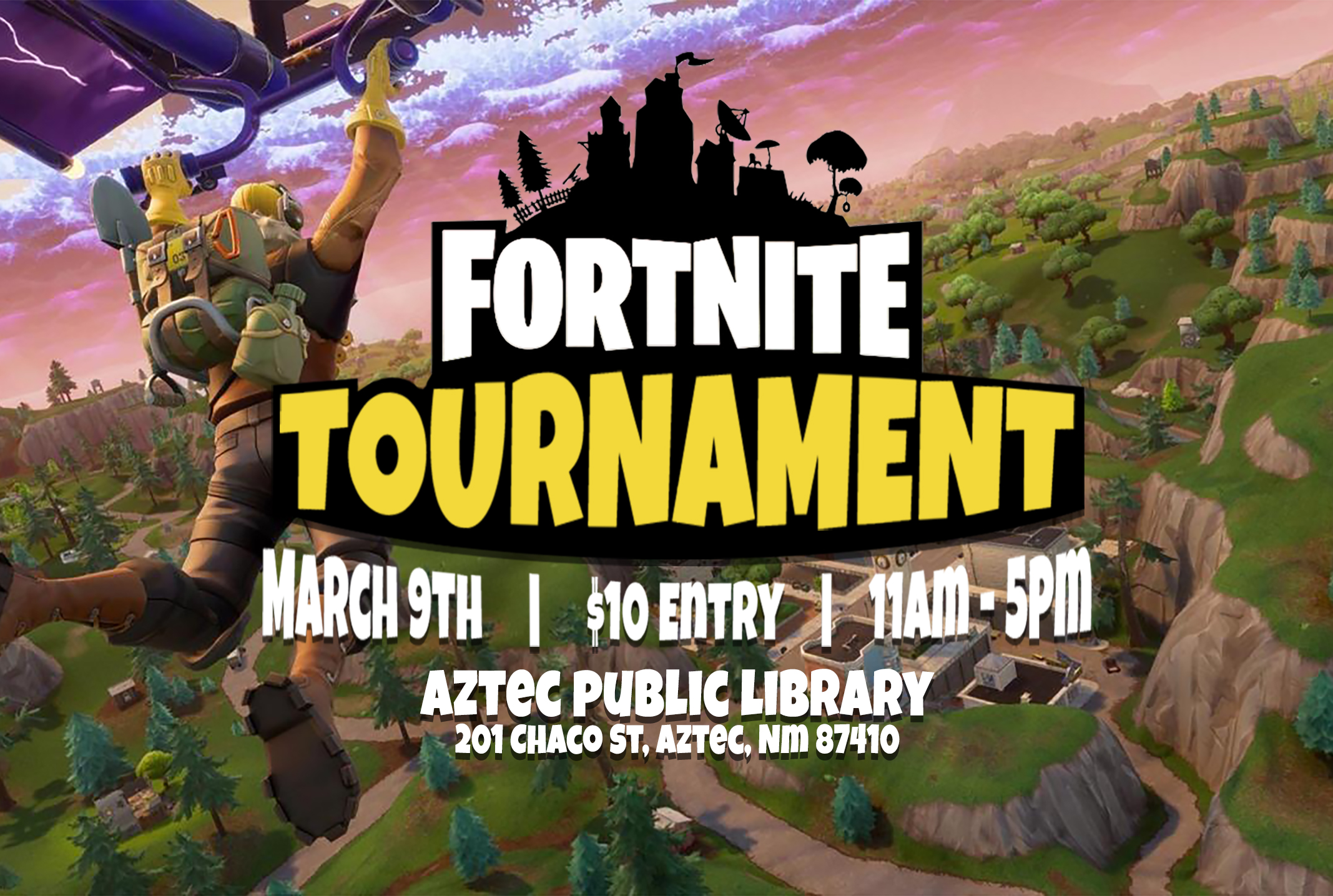 Fortnite Tournament - time location