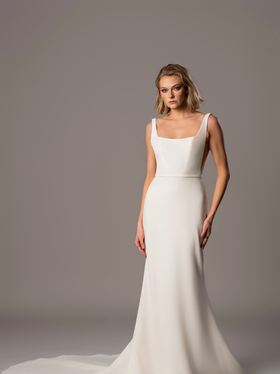 celine square neckline long dress WREN The Label Celine Square Neck Knit Dress | Wild Dove Boutique