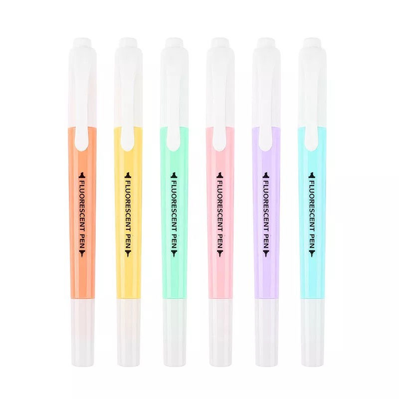 Thumbnail: Pack of 6 Double-Headed Pastel Highlighters