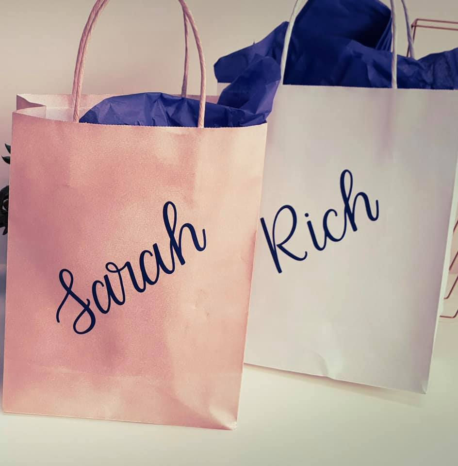 Personalised Bridal Party Gift Bags