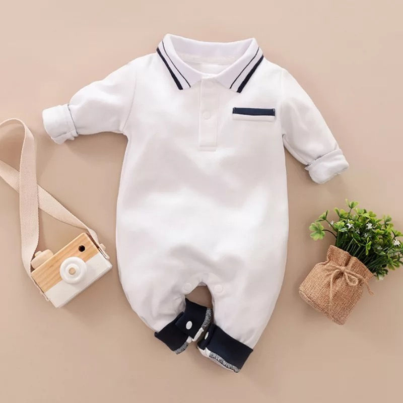 Thumbnail: Striped Collar Romper