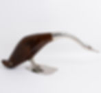 De Stijl Firenze Wood and Metal Bird Goose Sculpture, circa 1970