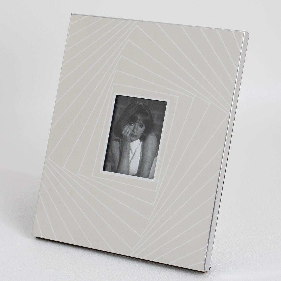 Thumbnail: Umberto Mascagni Silvered Aluminum Picture Frame, Italy 1970s