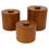 Thumbnail: Mid-Century Modern Teak Wood Kitchen Canisters Boxes Jars Set, 1960s
