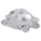 Daum France Crystal Turtle Paperweight Sculpture