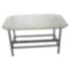 Pietro Chiesa for Fontana Arte Glass Slab and Metal Coffee Side Table