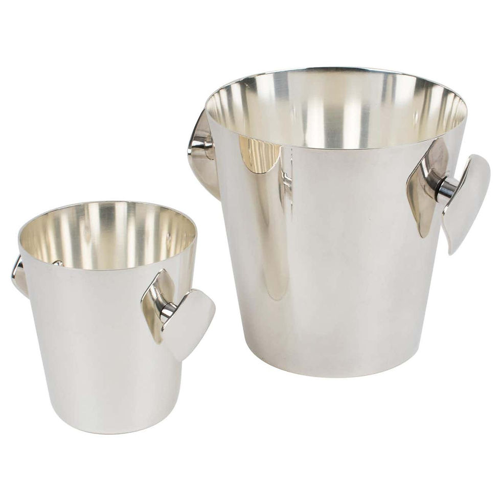 Silver Plate Barware Champagne Wine Cooler and Ice Bucket by Saint Medard