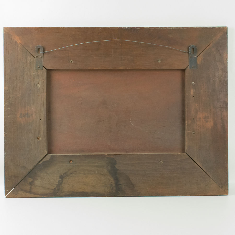 Thumbnail: Art Deco Engraved Wood Panel of Panthers, by N.R. Brunet