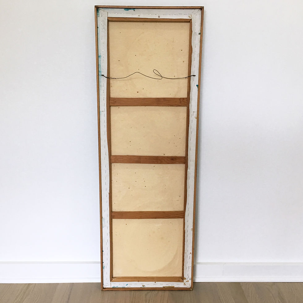 Thumbnail: Californian Artist Lorraine Stelzer Resin 3D Panel Sculpture Painting, 1969