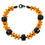Thumbnail: Angela Caputi Orange and Black Resin Choker Necklace