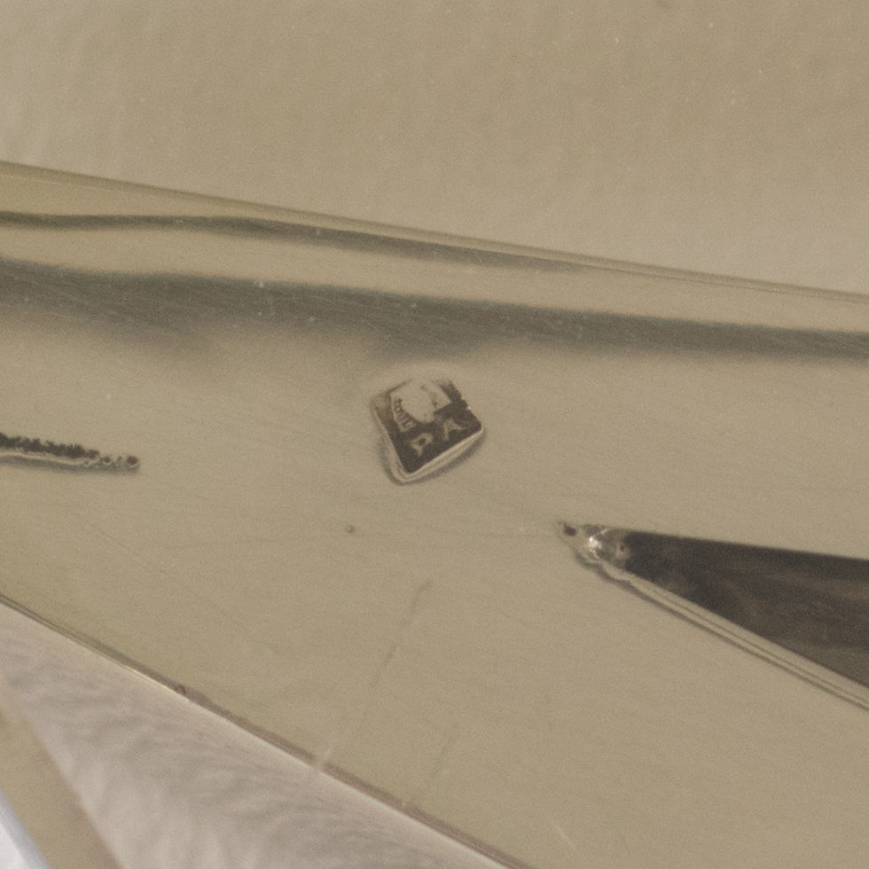 Thumbnail: Cheese Tray Board Platter Silver Plate and Glass by Maison Produx, Paris