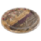 Christian Dior Tray Board Platter Lucite, Wheat and Dried Flowers