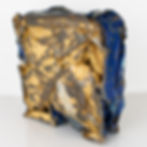 Cesar Baldaccini Style Abstract Metal Sculpture Compression