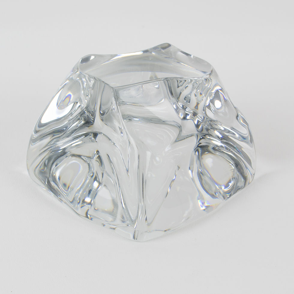 Thumbnail: Daum France Crystal Desktop Accessory Paperweight Sculpture
