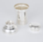 Art Deco Silver Plate Mini Baby Cocktail Shaker, Silversmith Polet, 1930s