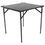 Thumbnail: Jacques Adnet Folding Game Table in Black Leather