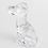 Thumbnail: Daum France Crystal Dog Basset Paperweight or Decorative Sculpture