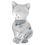Thumbnail: Daum France Crystal Cat Paperweight or Decorative Sculpture