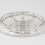 Thumbnail: Christofle for Gallia Art Deco Silver Plate Barware Tray and Crystal Dishes