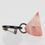 Thumbnail: Sonia Rykiel Geometric Dangle Clip Earrings Black and Pink Resin
