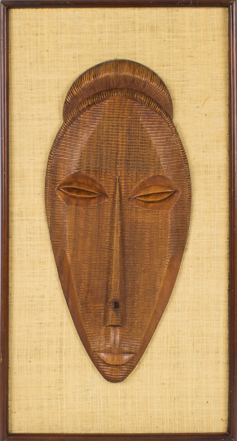 Thumbnail: Mid-Century Modern Carved Wood Wall Art Sculpture Panels Set