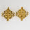 Thumbnail: Yves Saint Laurent Paris Gilt Metal Baroque Clip Earrings