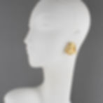 Kalinger Paris Gold and Faux-Coral Resin Clip Earrings