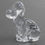 Thumbnail: Daum France Crystal Dog Basset Paperweight or Decorative Sculpture