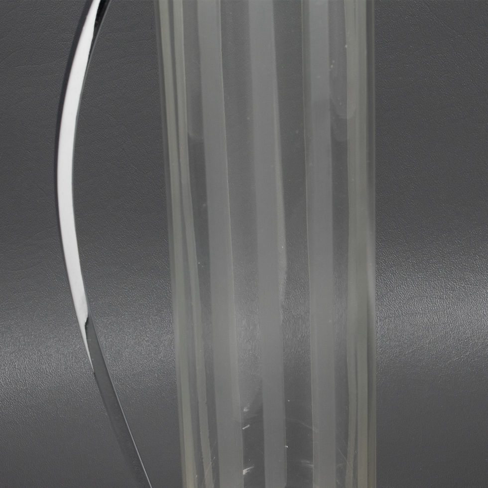 Thumbnail: Hawkes Glass and Chrome Barware Skyscraper Cocktail Martini Pitcher