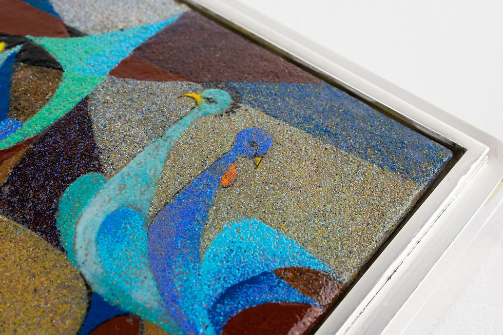 Thumbnail: Camille Faure Limoges Modernist Enamel and Silver Plate Artwork Box