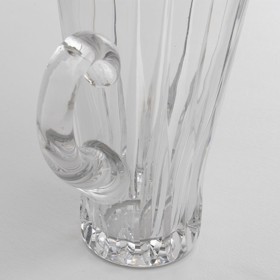 Thumbnail: Silver Plate and Crystal Barware Cocktail Martini Pitcher Set