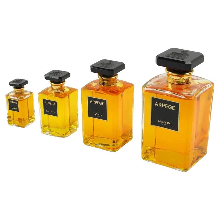 Lanvin Arpege Store Display Factice Crystal Perfume Bottle Set