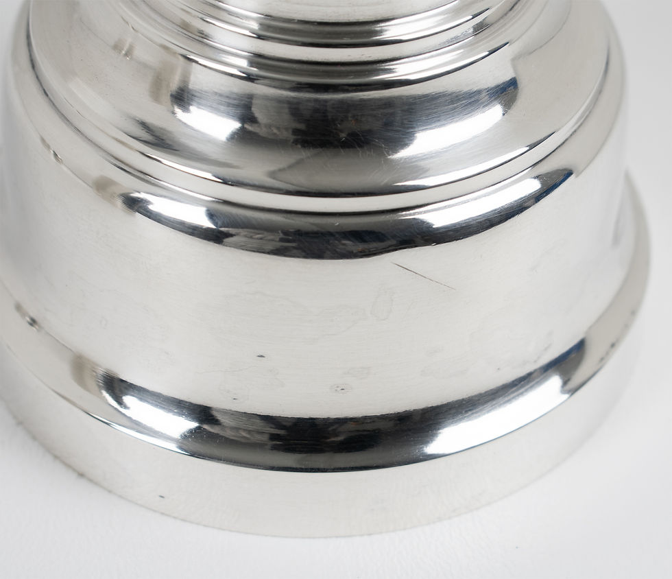 Thumbnail: Art Deco Silver Plate Cocktail Shaker by Silversmith Boulanger Paris