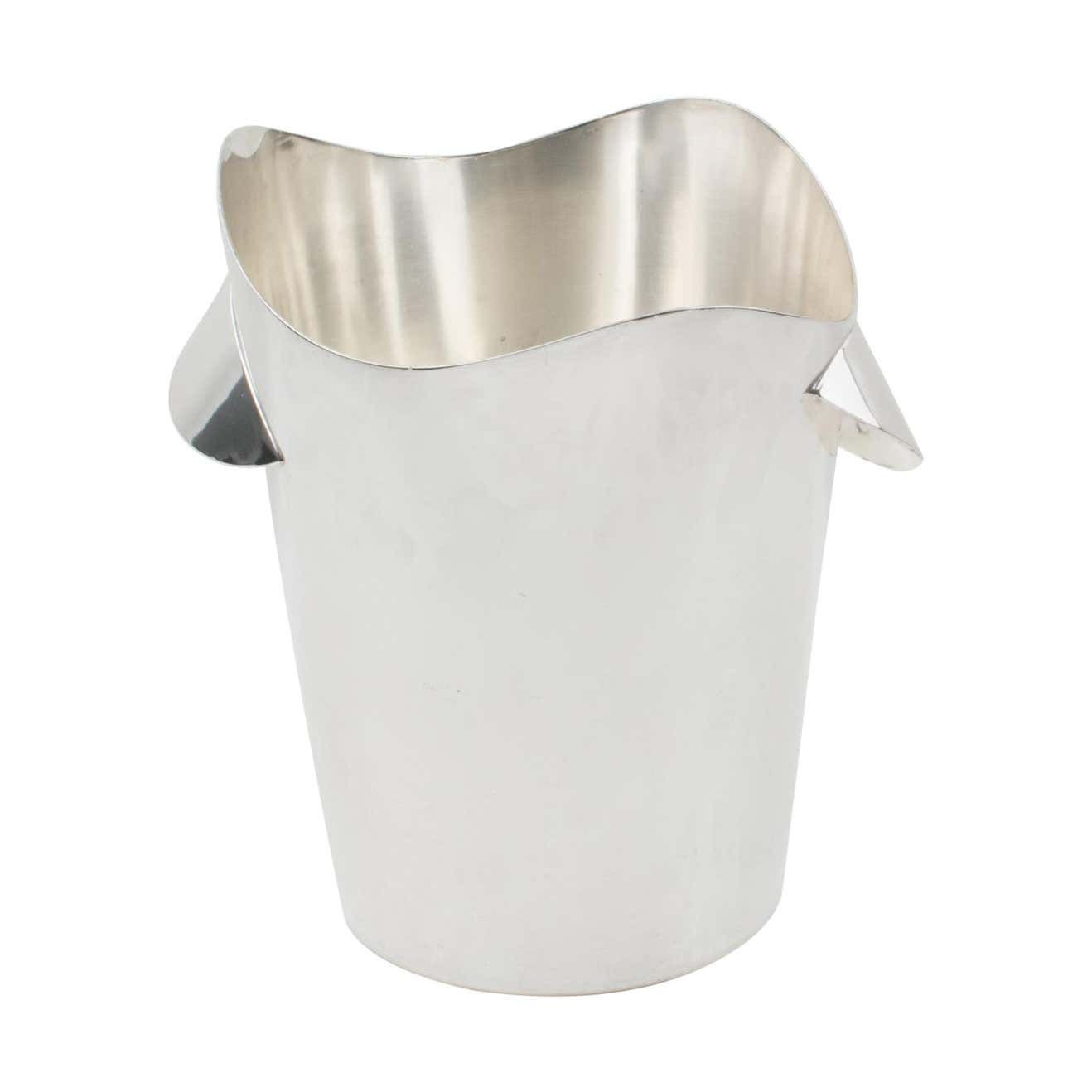 Wiskemann Modernist Silver Plate Champagne Ice Bucket Wine Cooler