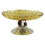 Thumbnail: Art Deco Centerpiece Bowl Glass Macassar Wood Chrome