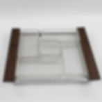 Thumbnail: Art Deco Macassar Wood and Chrome Cocktail Barware Tray and Dishes Set