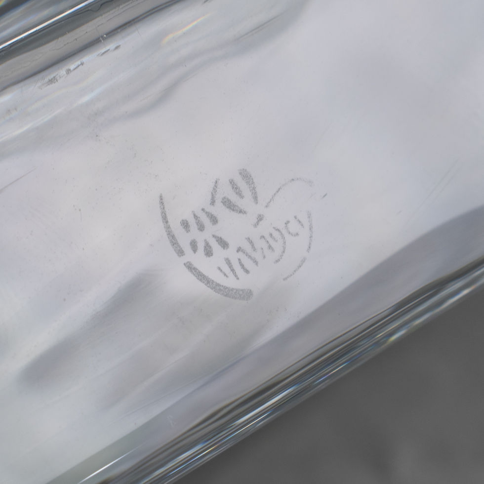 Thumbnail: Daum Crystal Marly Car Relief Paperweight Sculpture