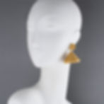Francoise Montague Paris Rattan Wicker Dangling Clip Earrings