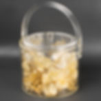 Christian Dior Interior Barware Lucite Ice Bucket with Dried Lunaria