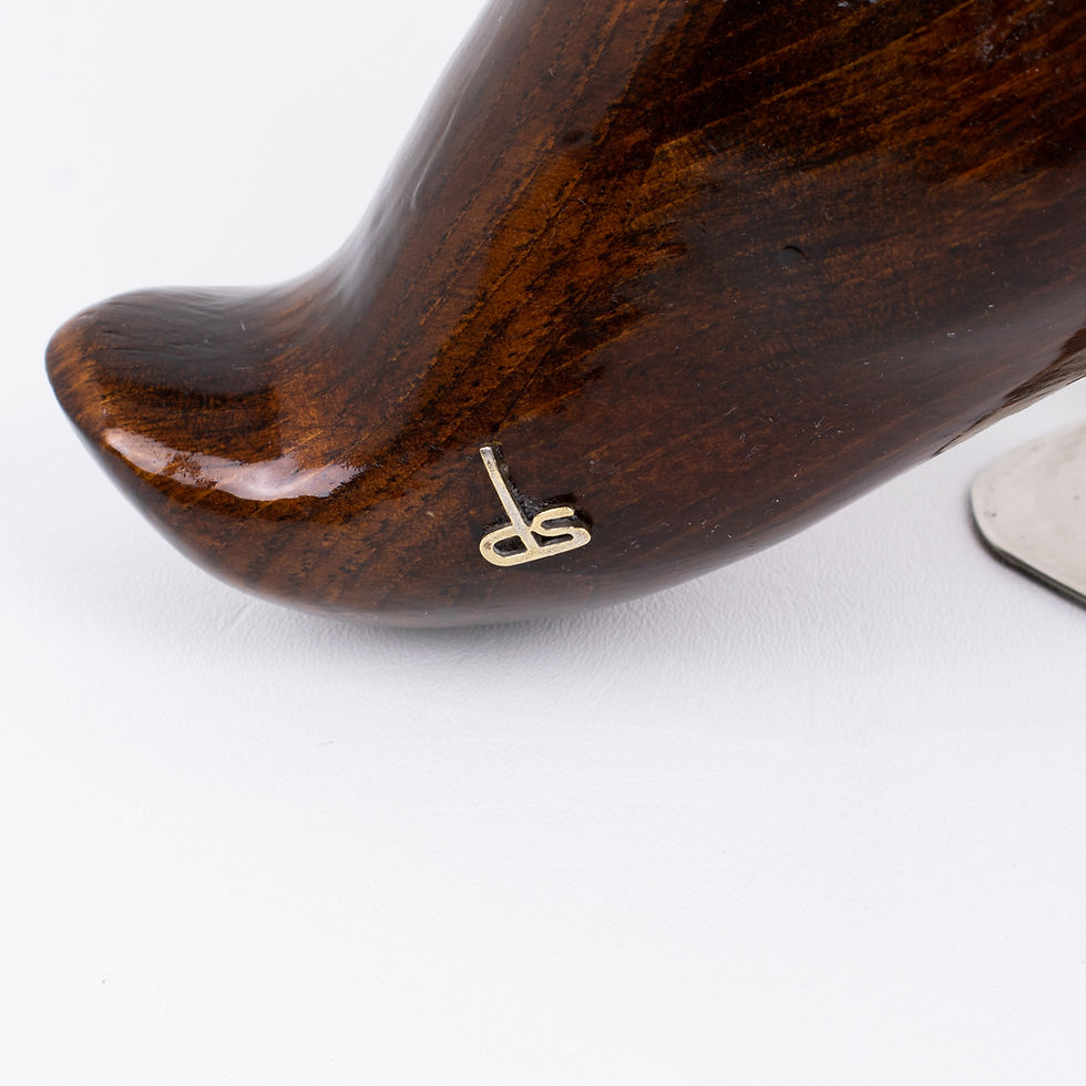 Thumbnail: De Stijl Firenze Wood and Metal Bird Goose Sculpture, circa 1970