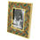 Thumbnail: Rita Frascione Firenze Gilt Brass and Stone Marquetry Picture Frame, 1980s