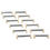 Thumbnail: Art Deco Chrome and Galalith Chopstick Knife Rests, 12 Pieces in Box