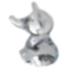 Daum France Crystal Elephant Paperweight Sculpture