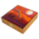 Mid-Century Modernist Wood and Enamel Box, circa 1960