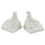 Thumbnail: French Art Deco Crackle Ceramic Seal Sculpture Bookends by Onnaing